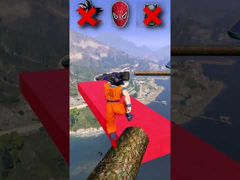 GTA V Dangerous Stunt On Mount Chili episode 2 #shortsvideo Who is The Real Lucky Super hero?