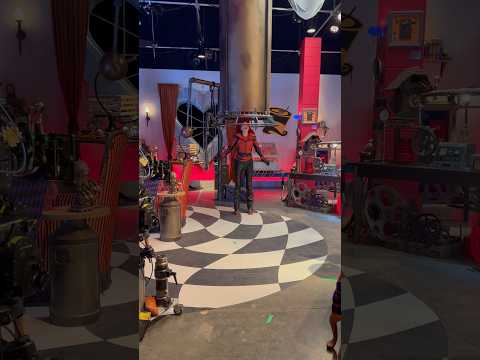 FLYING 🪽❤️‍🔥🎥 #descendants #disney #red #stuntdouble #action #musical