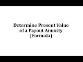 Annuity Withdrawal Calculations