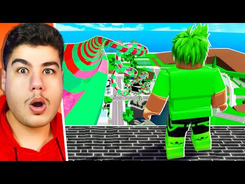 سويت اكبر زحليقة بالعالم في ماب البيوت 🏡 لعبة روبلوكس Roblox 😍🔥