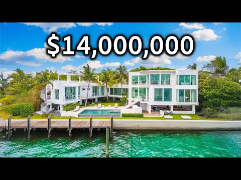 Touring a $14,000,000 Modern Miami Home that rents for $69,000 a MONTH!