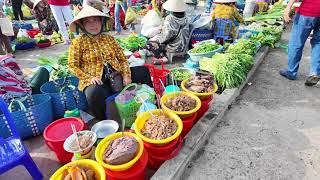 Chợ quê chòm hỏm dậm chất dân dã làng quê Miền Tây hiếm hoi vẫn còn I Phong Du Kí