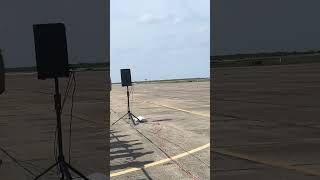 Blue Angels landing after their performance at NAS Kingsville