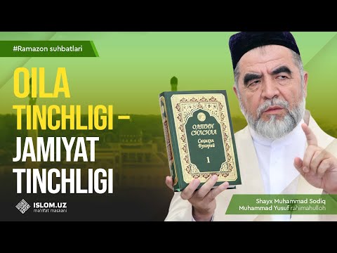 Oila tinchligi – jamiyat tinchligi