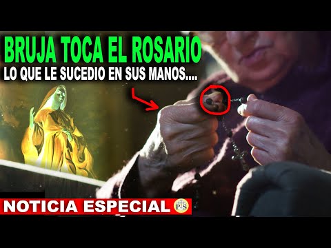 UNA BRUJA TOCÓ EL ROSARIO Y MIREN LO QUE SUCEDIÓ EN SUS MANOS, ESTADOS UNIDOS!