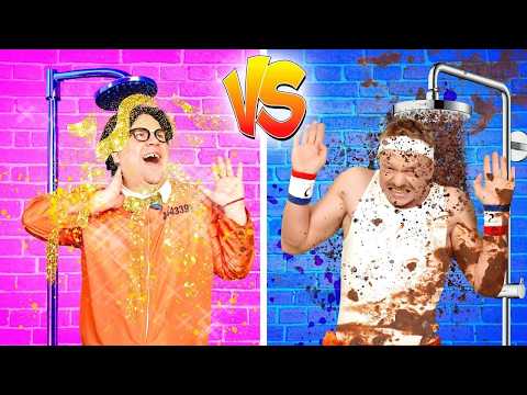 ATLETA 💪 VS ESTUDIANTE NERD 🤓 || Trucos Fantásticos & Momentos Divertidos