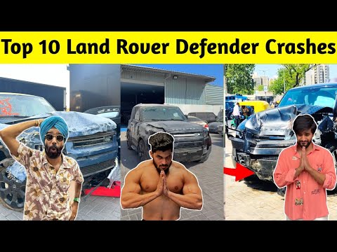 Top 10 Land Rover Defender Crashes in India | Pawan Sahu, Jatt Prabhjot, Fukra Insaan, As Gaming