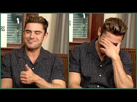 ZAC EFRON on his 'homosexual' moment with THE ROCK, taking his shirt off, and crazy FITNESS diets