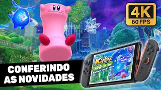 Conferindo as NOVIDADES da SWITCH 2 EDITION de Kirby and the Forgotten Land + Crossed World 4K 60FPS