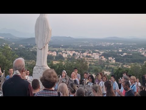 Medjugorje live 1° giorno Novena e apparizione e Apparizione a Marija