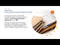 Environmental Impact Statement Process