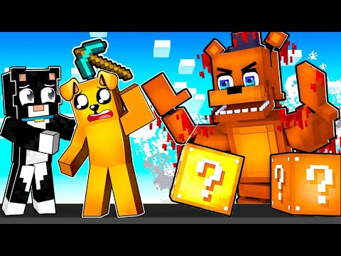 FNAF vs. LUCKY BLOCK Závod v Minecraftu! 😮