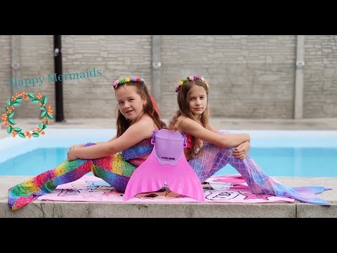 Zuzanka & Maruška jako MALÉ MOŘSKÉ VÍLY! 🧜‍♀️✨ Proměna ve skutečné mořské princezny! 🌊😍