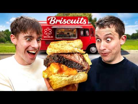Brits try Michelin Texas Food Truck!