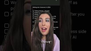 Getting into Voiceover in 2026 ✨️🔮🎙🎭 part 1 #voiceactor #voiceacting