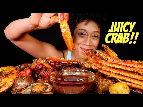 SNOW CRAB SPICY SEAFOOD BOIL MUKBANG