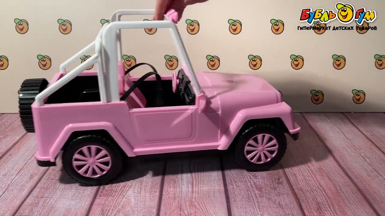 Джип для куклы Defa Lucky белый с 3лет - видео