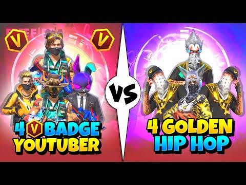 4 V Vage vs 4 Hiphop Player😱// New Interesting video😍// Gaming Hasib