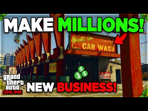 *NEW* How to Make MILLIONS With The CAR WASH Business SOLO in GTA 5 Online!