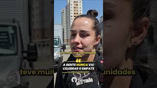 NICOLE É SINCERA SOBRE RESULTADO DO CORINTHIANS EM PRIMEIRO JOGO DA FINAL