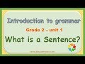 Exploring Types of Sentences for Grade 2