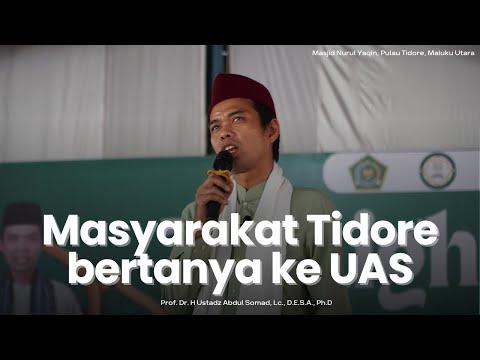 Ustadz bagaimana hukum suami menanyakan gaji istri? | Masjid Nurul Yaqin, Pulau Tidore, Maluku Utara