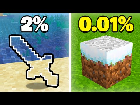 Minecraft'taki En Nadir 31 Şey!