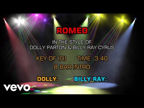 Dolly Parton and Billy Ray Cyrus – Romeo (Karaoke)