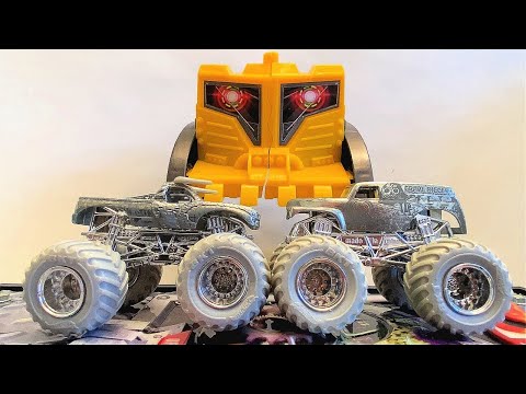MONSTER JAM | SILVER COLLECTION | GRAVE DIGGER | EL TORO LOCO | MAX
