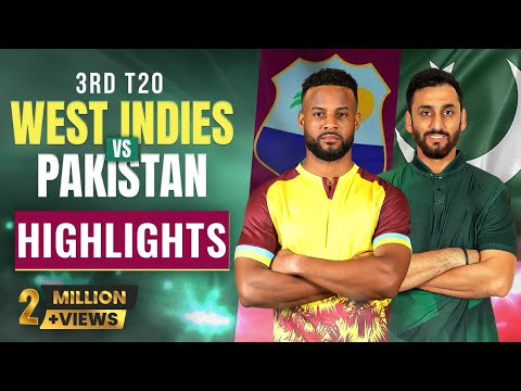 Saim and Farhan wrap up the series! |  West Indies vs Pakistan | 3rd T20 | Full Match Highlights
