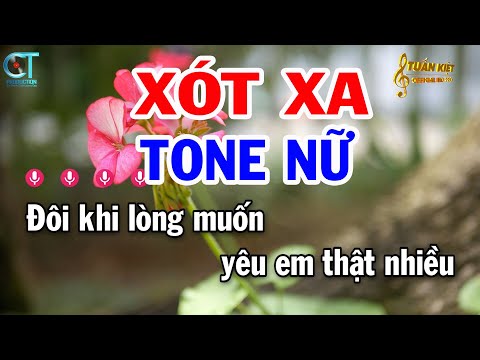 Karaoke Xót Xa Tone Nữ ( Bm ) Nhạc Sống Mới Nhất || Karaoke Tuấn Kiệt