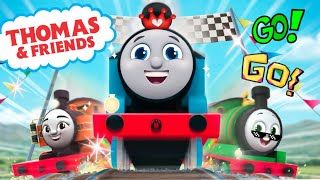 AYO NAIK KERETA API TUT TUT TUT | KARTIN KERETA THOMAS AND FRIENDS | ANIMASI ANAK BAHASA INDONESIA