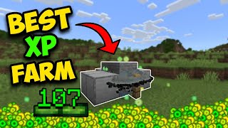 BEST XP FARM for Minecraft Bedrock – Level Up to 30 in SECONDS!