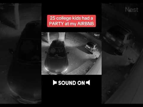 25 college kids threw a party at my Airbnb, causing major damage