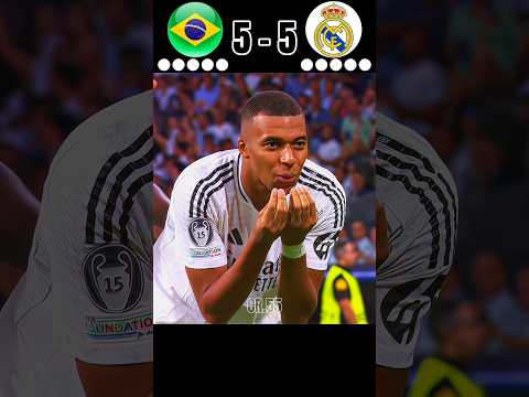Brazil vs Real Madrid || penalty shootout || 🤯💥 Imaginary Match 2026 🥵 #football #cr7 #shorts