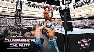 Lucha TLC de 6 Parejas por los Campeonatos de Parejas de WWE: SummerSlam 2025 highlights