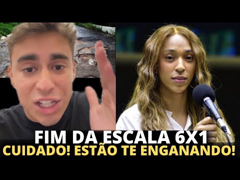 Nikolas Ferreira expõe verdade por trás do Fim da Escala 6x1 de Erika Hilton do Psol