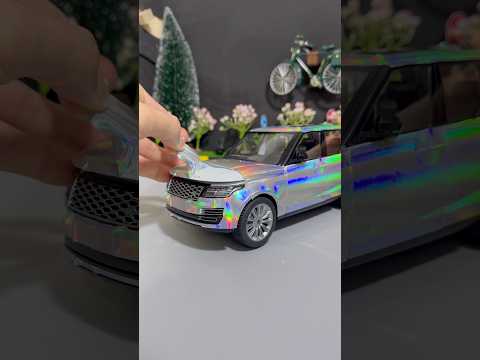 Removing the color coating of the Range Rover Diecast Model Car #car #automobile #diecast
