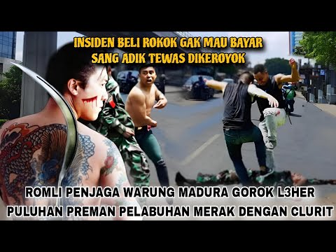 DENDAM DI UJUNG CLURIT ROMLI PENJAGA WARUNG MADURA GOR*K LEHER PULUHAN PREMAN MERAK SATU PERSATU