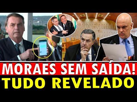 BOMBA! TUDO REVELADO AGORA!! MORAES APAVORADO! BOLSONARO AGRADECE