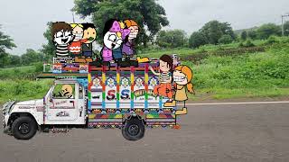 Pickup par kame jane | नया आदिवासी कार्टून वीडियो | aadivasi cartoon comedy