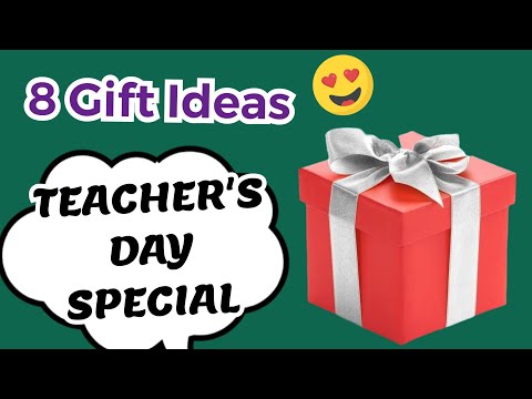 8 Gift Ideas for Teacher's Day/ Teacher's Day Special #teachersdaygiftideas #giftforteachersday