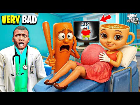 Tung Tung Sahur Wife PREGNANT Sad Life Story😭 Shinchan & Franklin Destroy the Family
