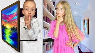 Partea 4 ⛺ Am CONSTRUIT COLIBĂ în CASĂ 🧐 Mircea și Melissa au CAMERĂ SECRETĂ 🚫  Partea 3