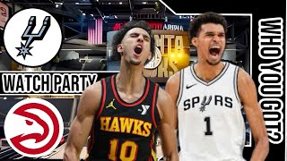 San Antonio Spurs vs Atlanta Hawks | Live Play by Play Stream | #nba #nbahighlights 12-19-25 Game 🏀🔥
