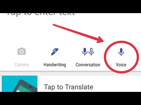 google translate voice problem