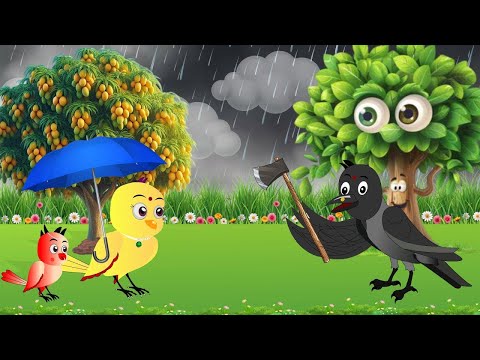 Jungle Me Garmi Ka Kahar | Maa Chidiya ki Kahani Kartun | Tuntuni chidiya wala Cartoon Hindi Kahani