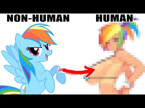 TURNING MY LITTLE PONY INTO HUMANS