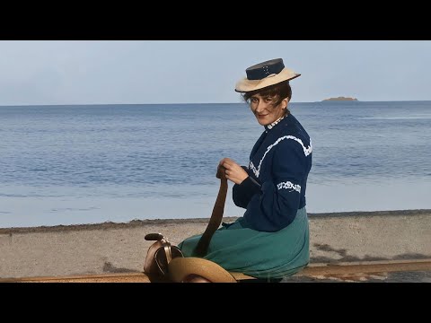 A Trip to the Seaside: c.1899 Footage HD Colorized w/Sound