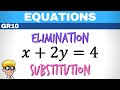 Solving Simultaneous Equations Methods
